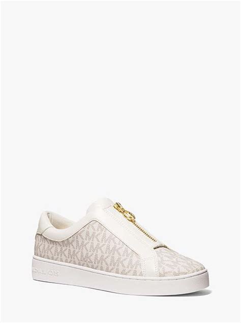 michael kors keaton sneaker silver|Michael Kors keaton zip.